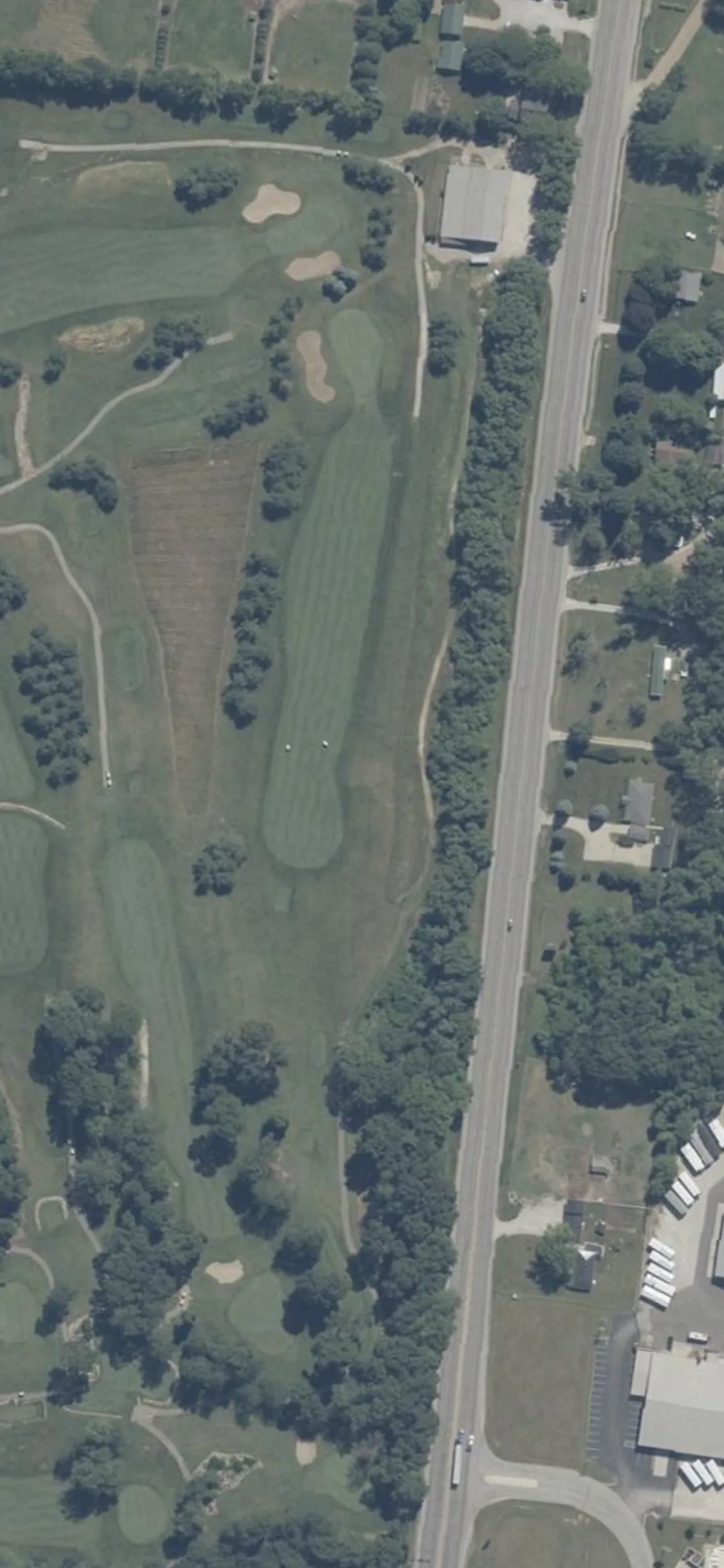 Meadow Valley Golf Club hole 12 aerial preview, par 4, 469 yards