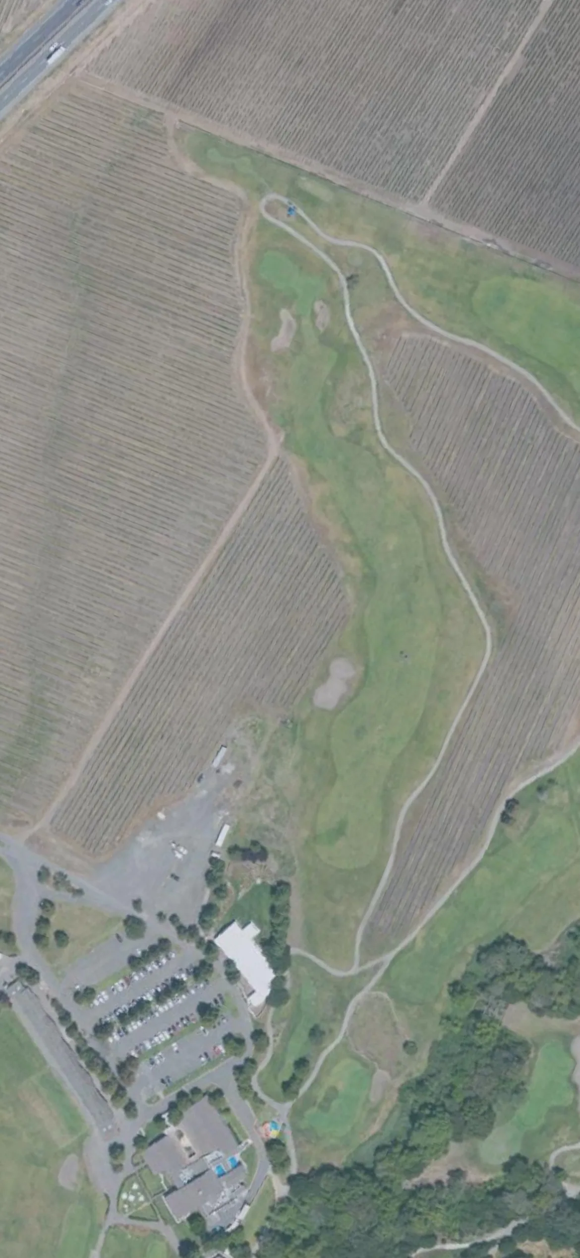 Chardonnay GC hole 10 aerial preview, par 5, 506 yards