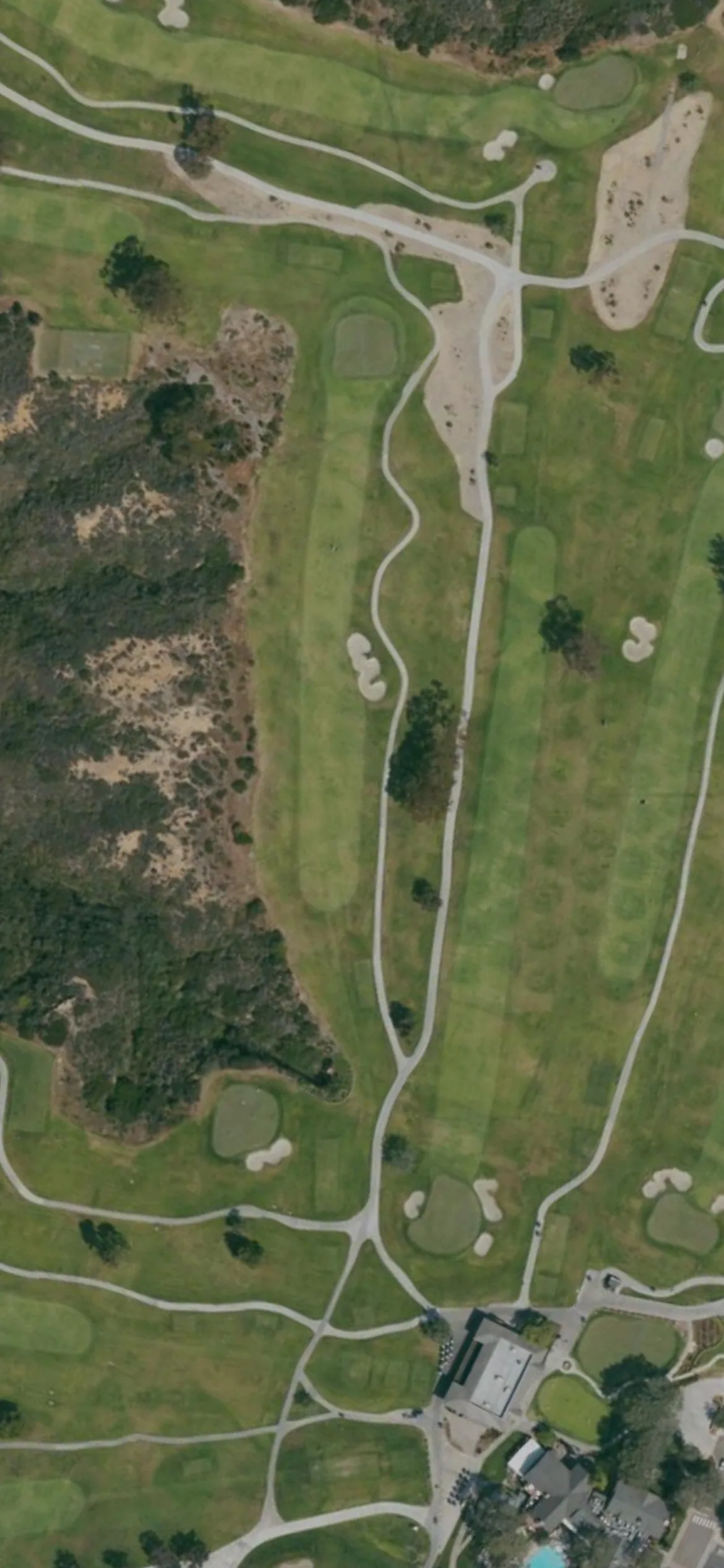 Torrey Pines Municipal Golf Course - North hole 13 aerial preview, par 4, 459 yards