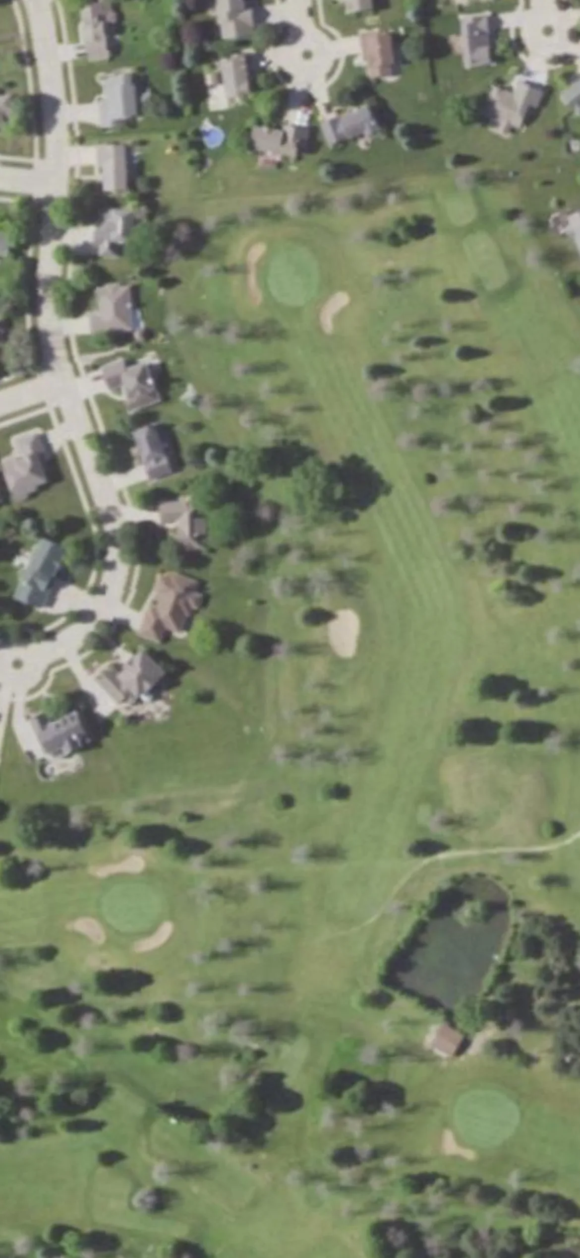 Westhaven Golf Club hole 12 aerial preview, par 4, 397 yards