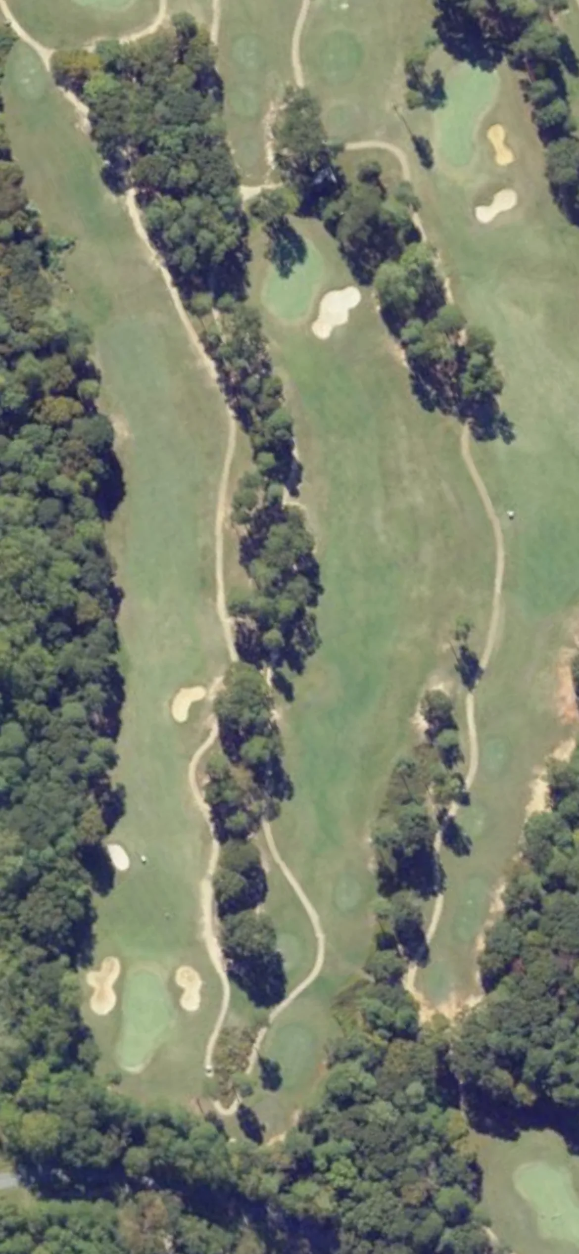 Kiskiack Golf Club hole 15 aerial preview, par 4, 373 yards