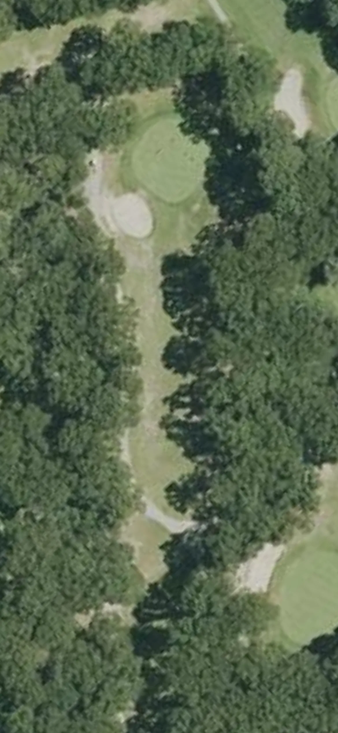 Rockland Golf Course hole 7 aerial preview, par 3, 174 yards