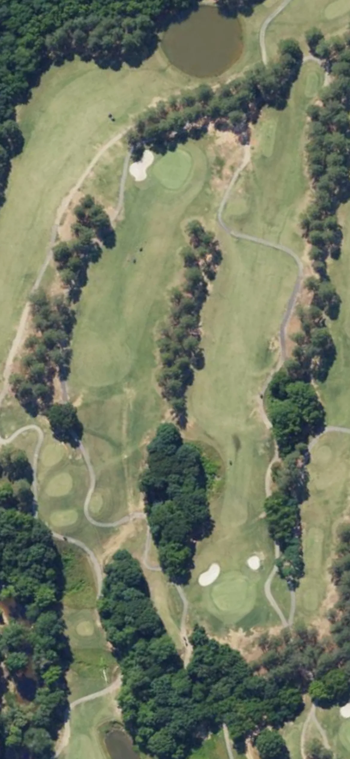 Eagle Chase GC hole 4 aerial preview, par 4, 358 yards
