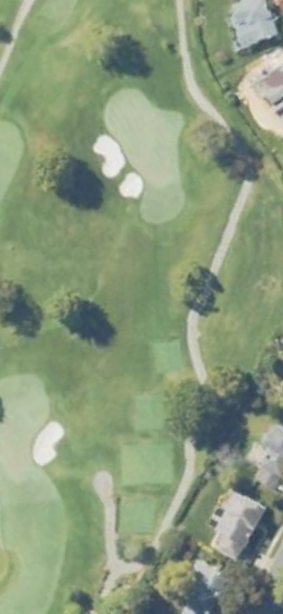 Westwood Country Club hole 4 aerial preview, par 3, 172 yards