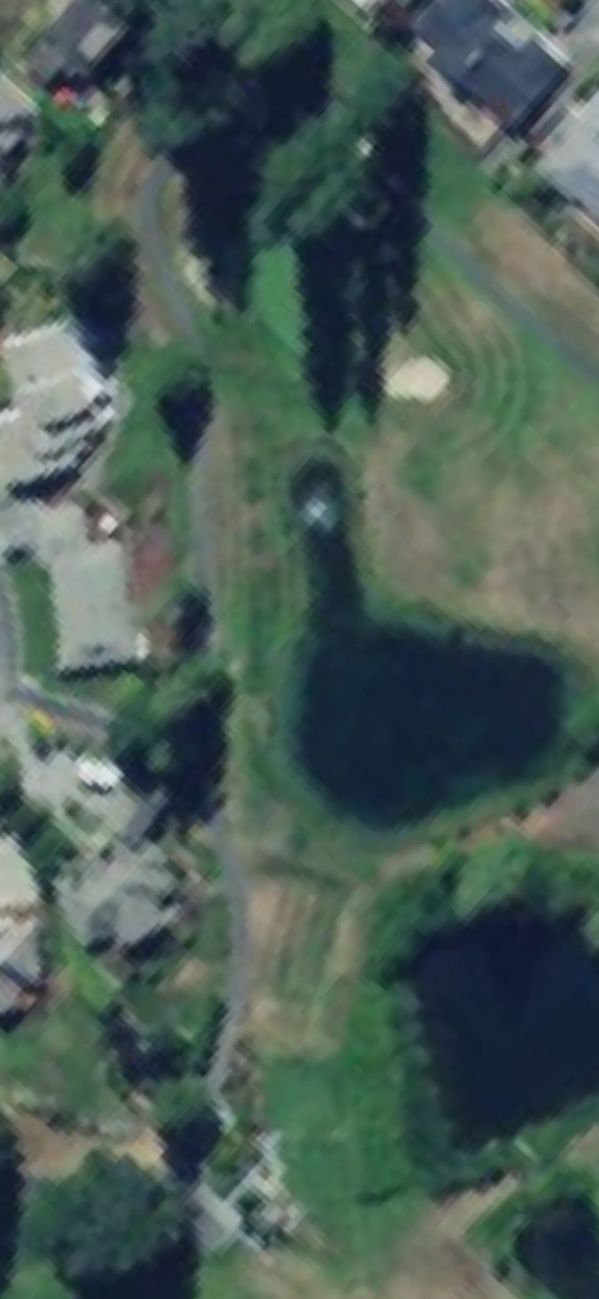 Kitsap Golf & Country Club hole 6 aerial preview, par 3, 164 yards
