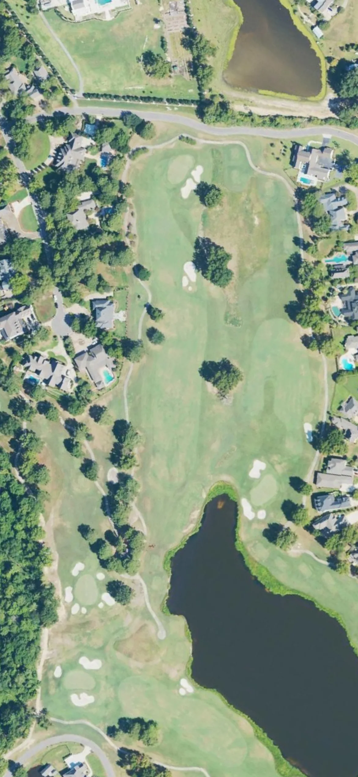 Canebrake Country Club - Canebrake Golf Club hole 5 aerial preview, par 5, 511 yards