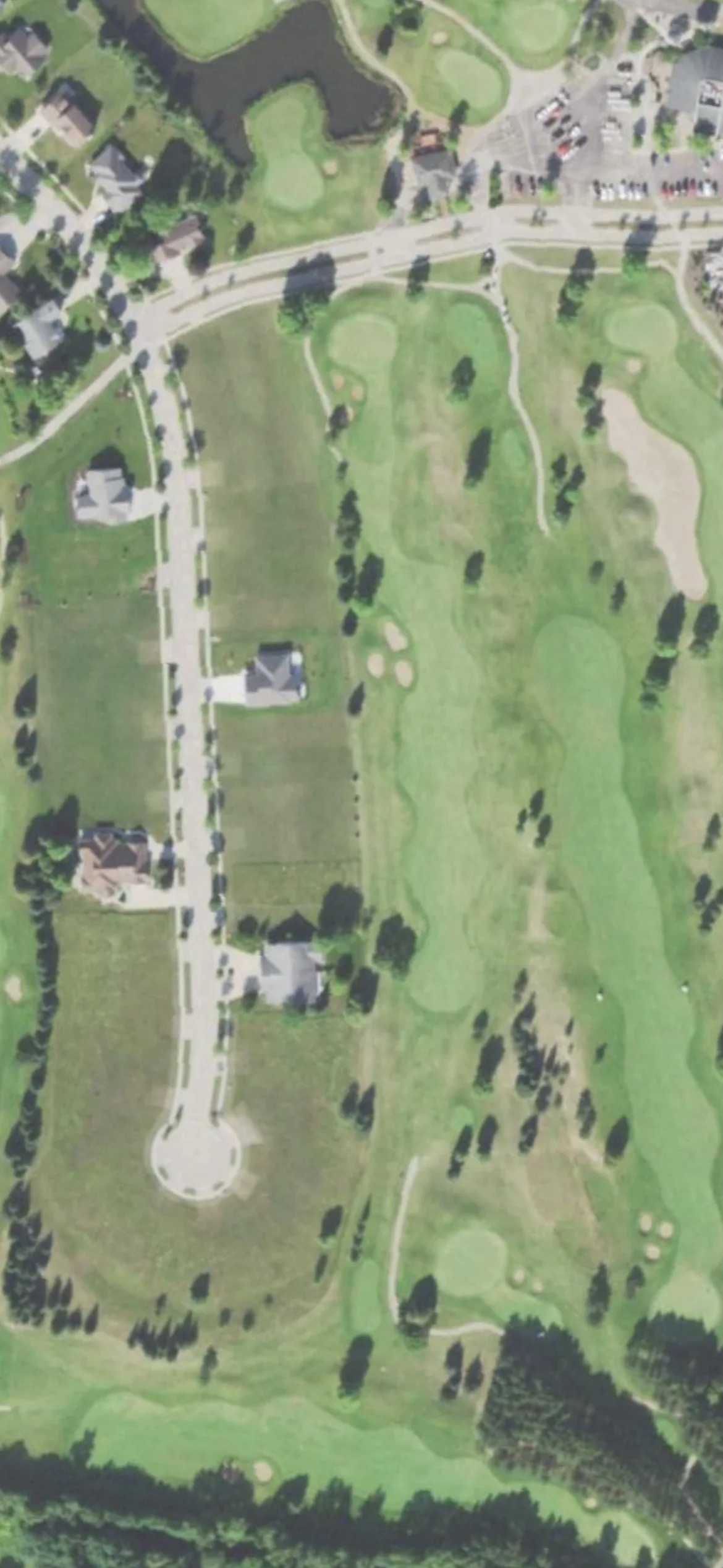 Par 4 Resort - Foxfire Golf Club hole 18 aerial preview, par 4, 439 yards