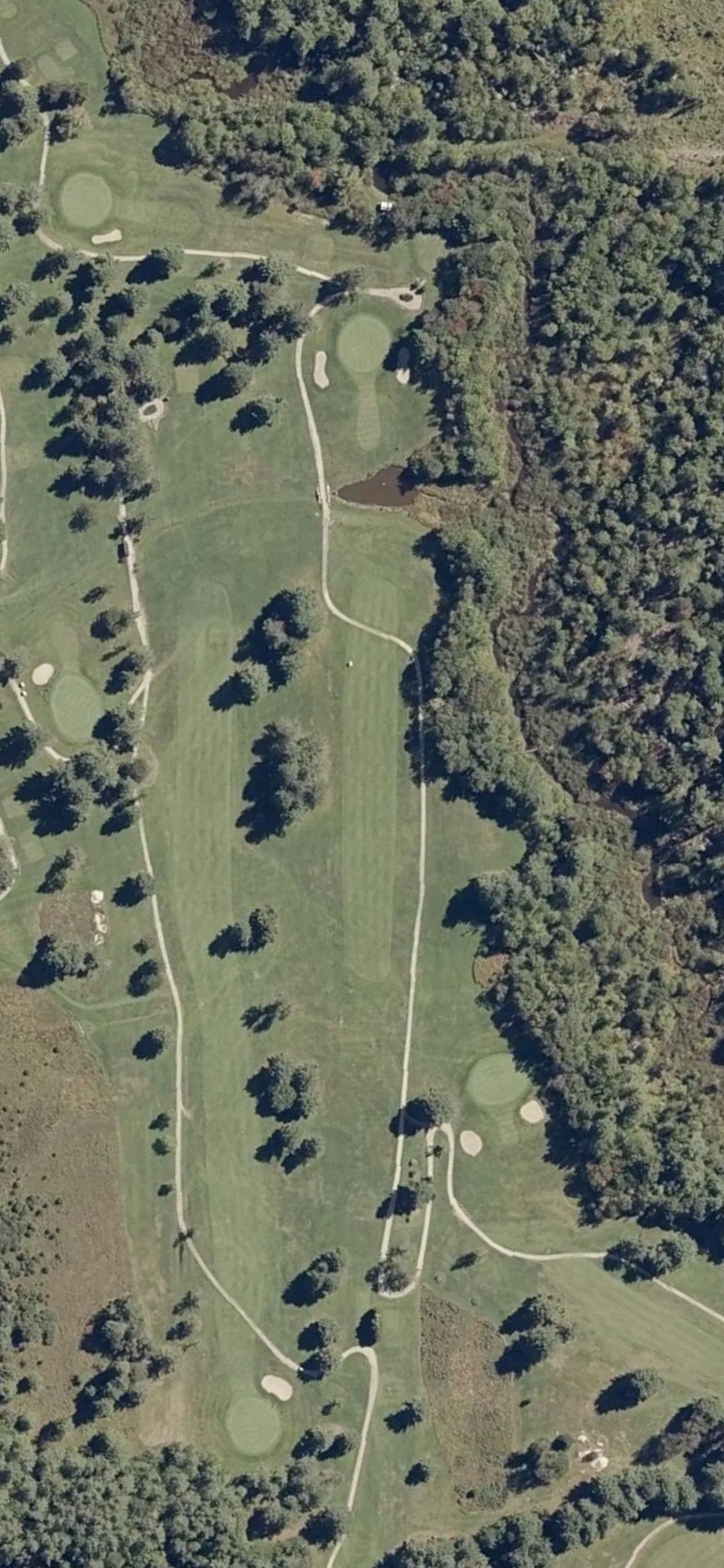 Fairlawn Golf & Country Club hole 7 aerial preview, par 5, 502 yards