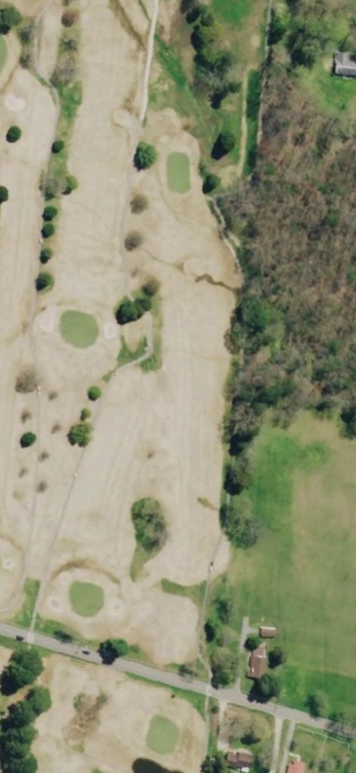 Beaver Brook Country Club hole 6 aerial preview, par 4, 341 yards