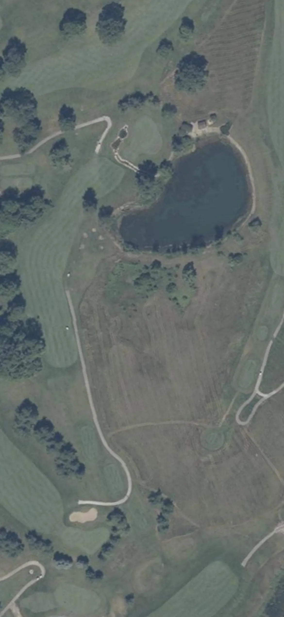 Meadow Valley Golf Club hole 7 aerial preview, par 4, 396 yards