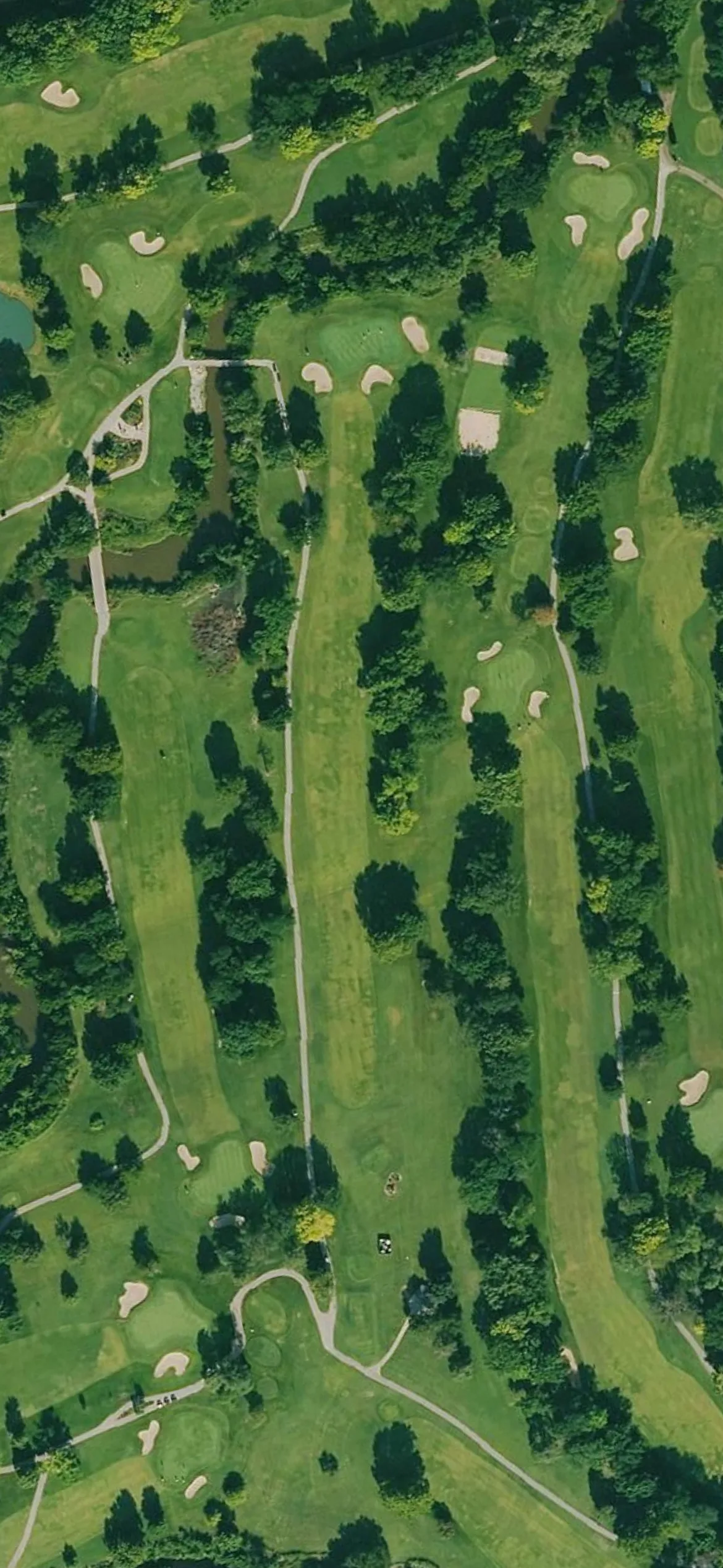 Rolling Hills Country Club hole 2 aerial preview, par 5, 505 yards