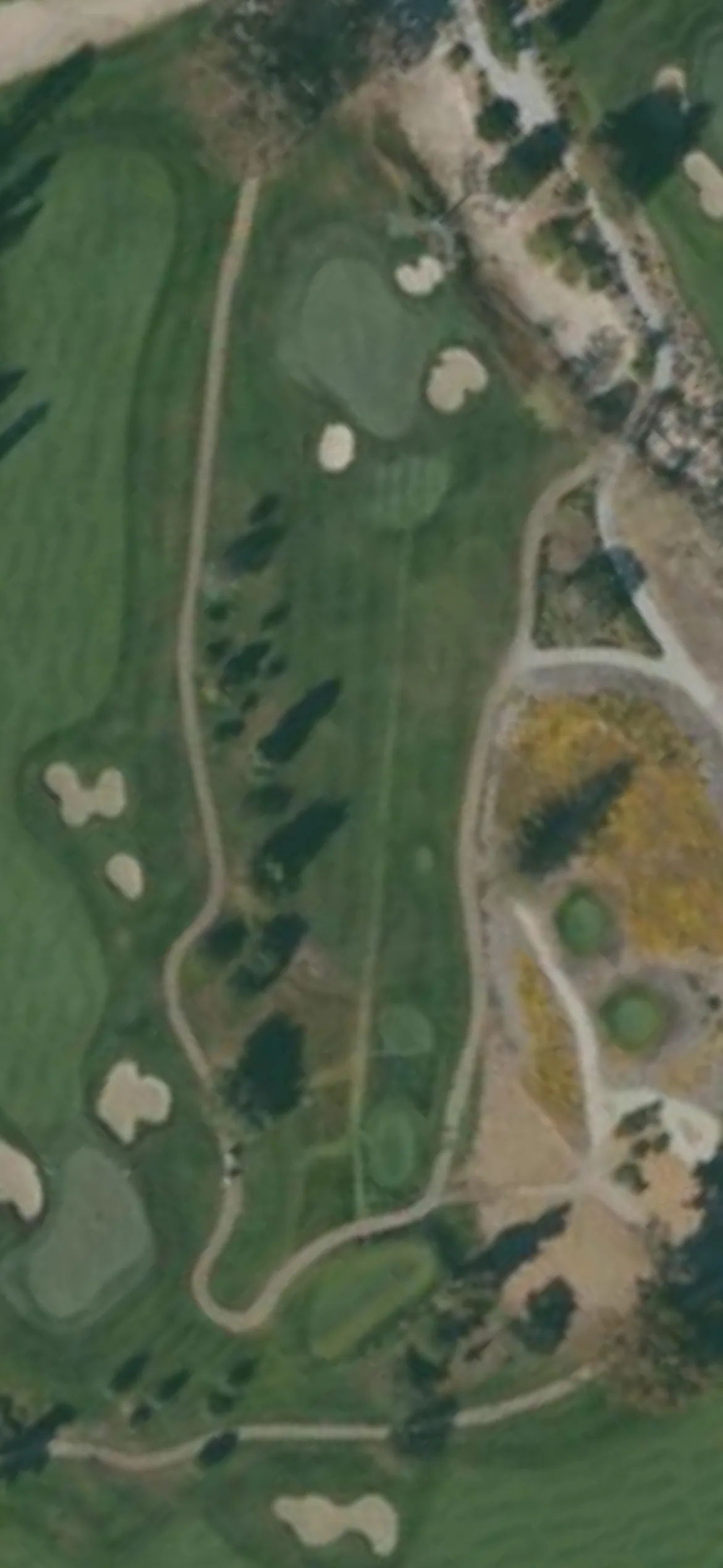 Corral de Tierra CC hole 17 aerial preview, par 3, 191 yards