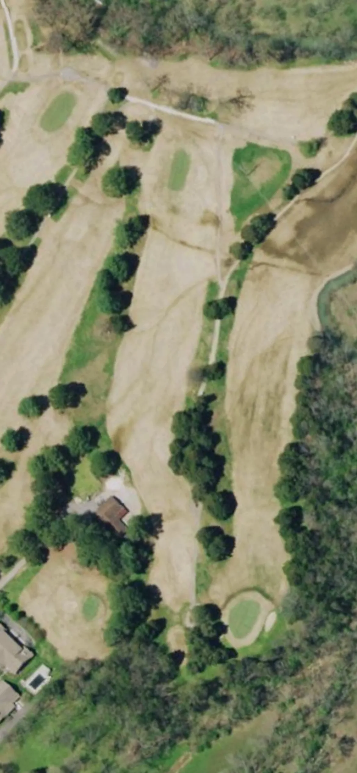 Beaver Brook Country Club hole 15 aerial preview, par 4, 350 yards