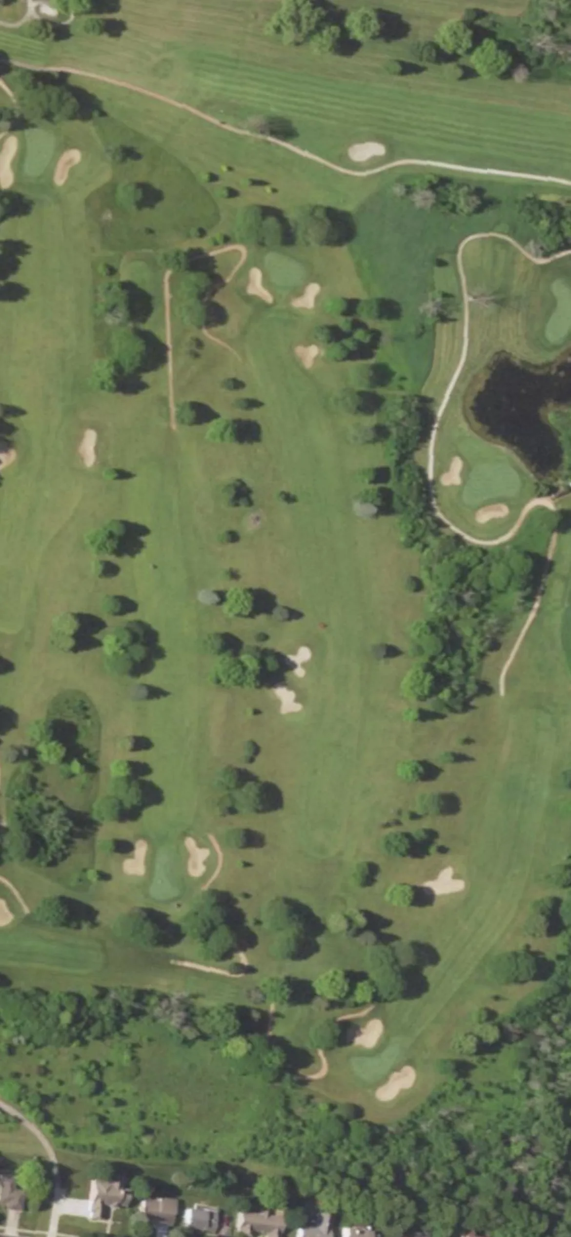 Hartford Golf Club hole 6 aerial preview, par 5, 503 yards