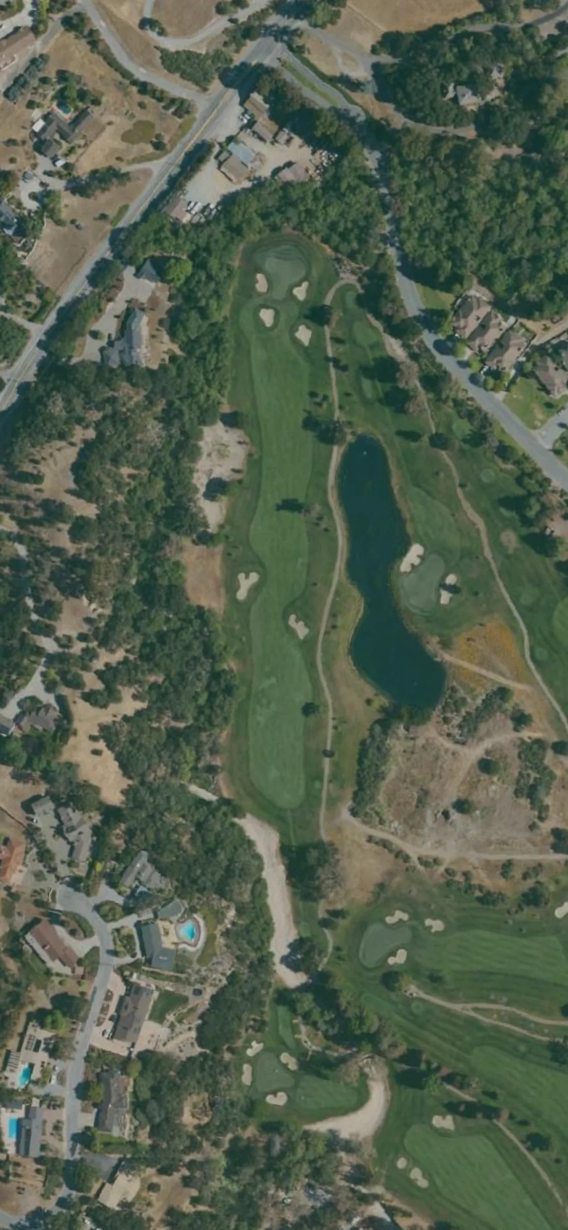 Corral de Tierra CC hole 3 aerial preview, par 5, 509 yards