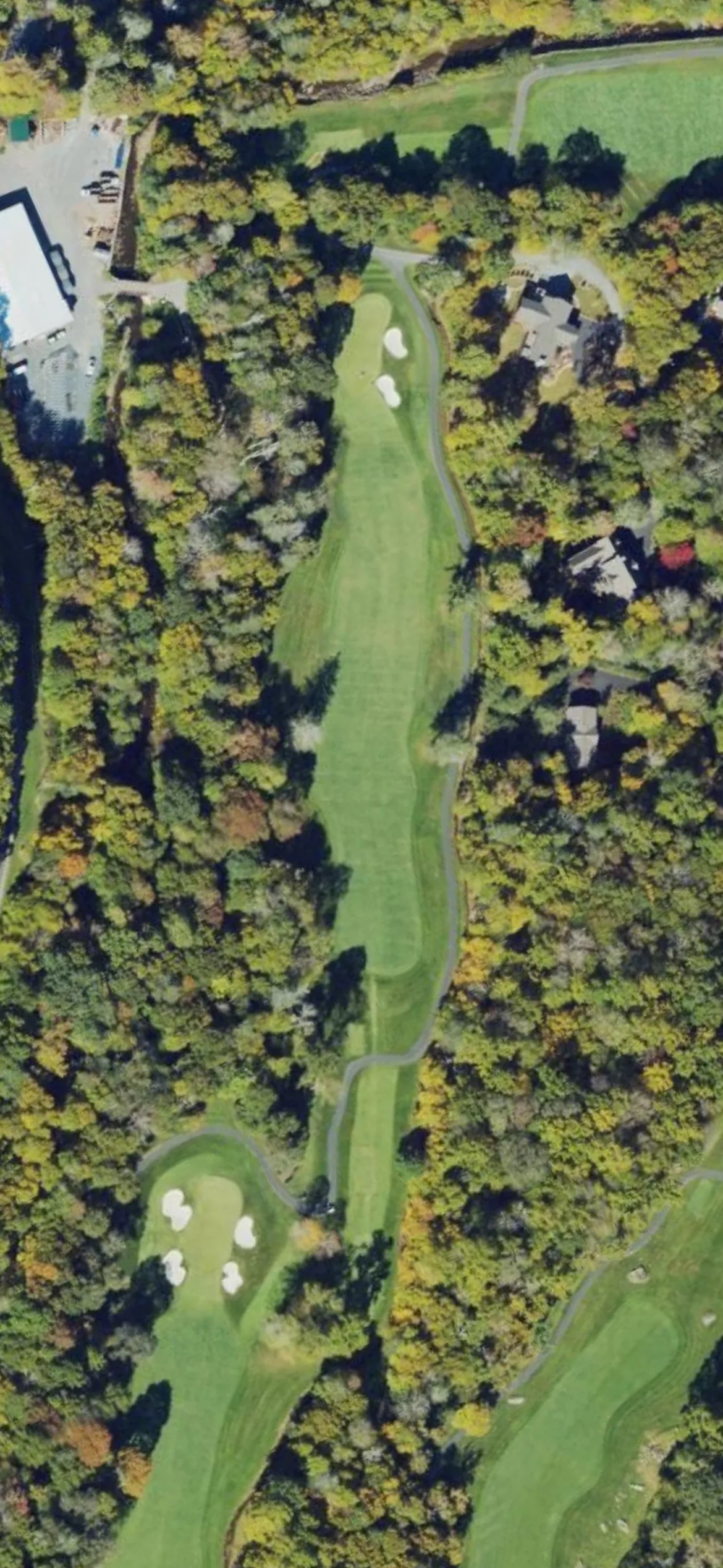 Grandfather G&CC - Grandfather hole 7 aerial preview, par 4, 419 yards
