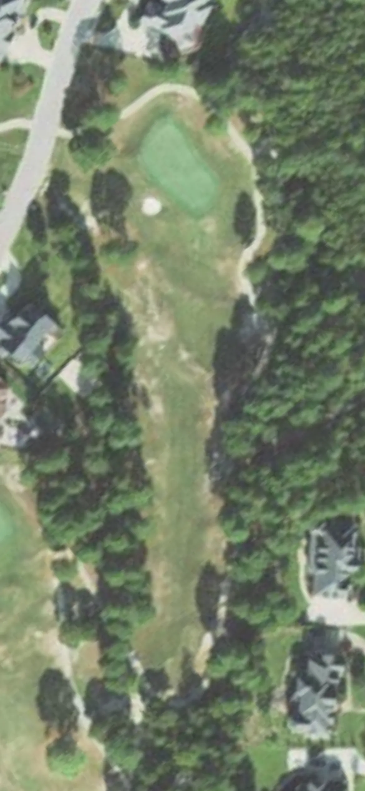 King's Grant G&CC hole 4 aerial preview, par 3, 191 yards