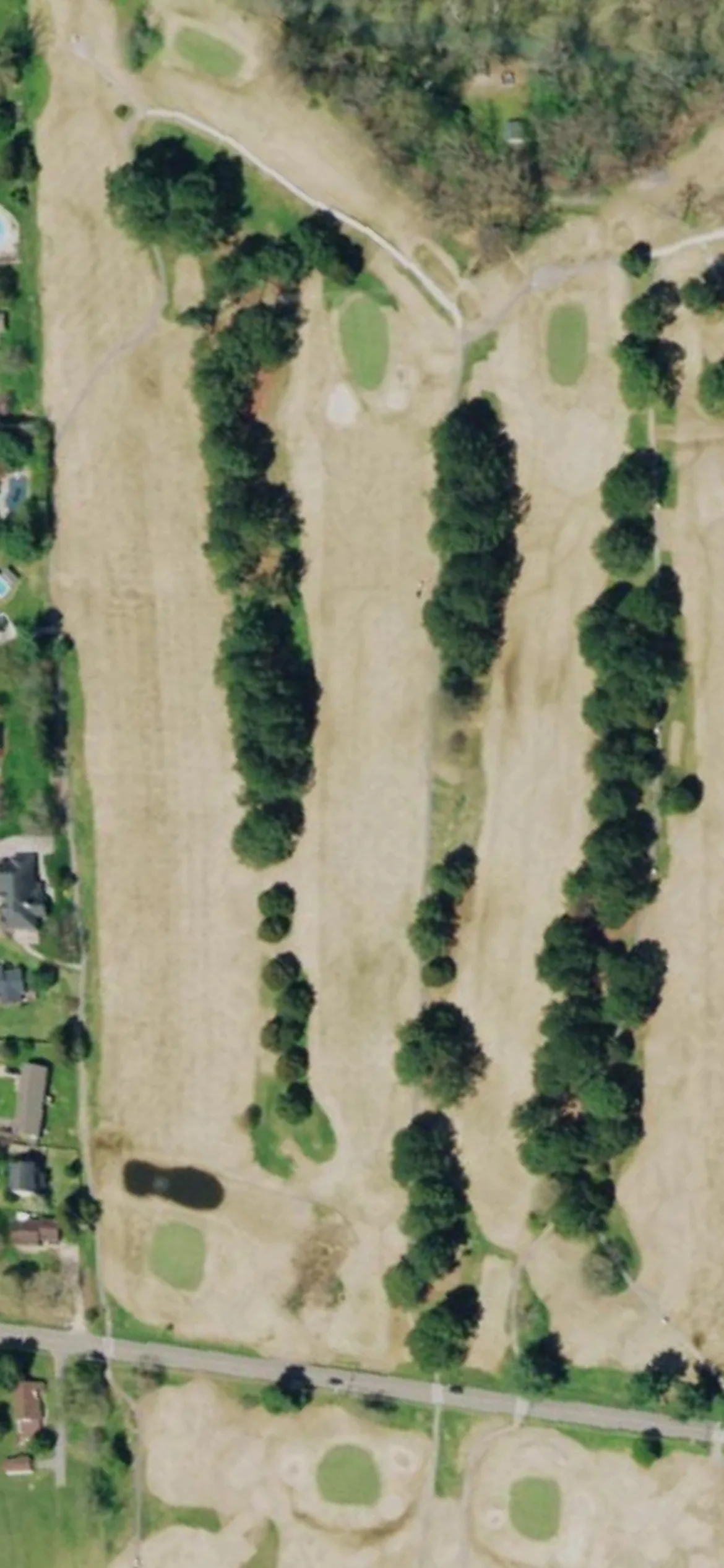 Beaver Brook Country Club hole 3 aerial preview, par 4, 381 yards