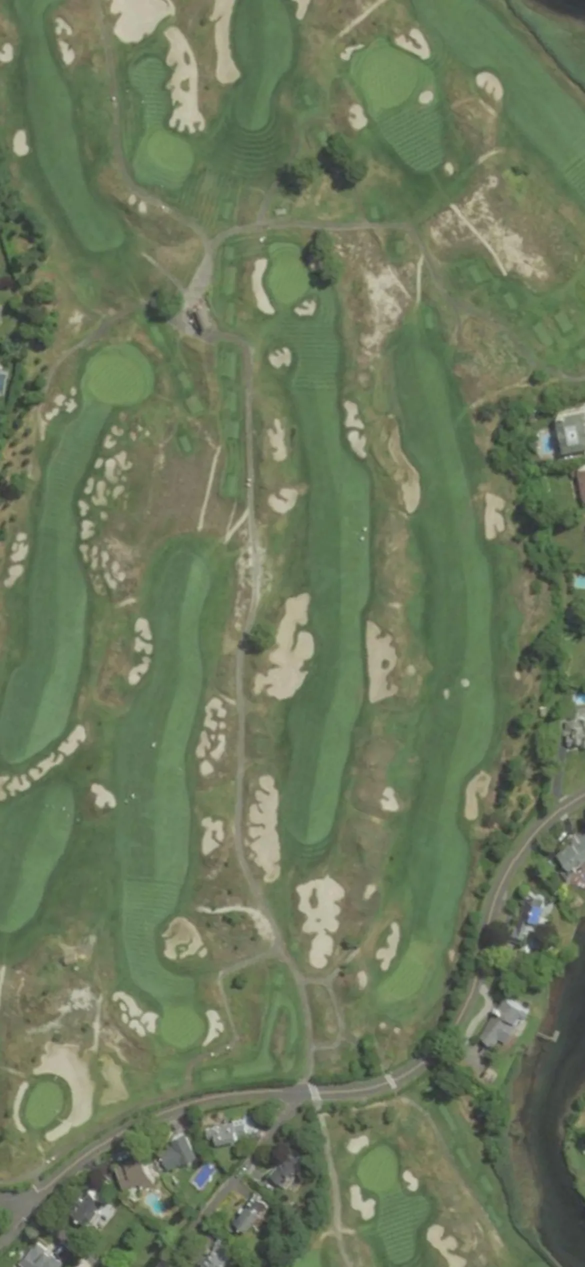 Seawane Club hole 6 aerial preview, par 5, 506 yards