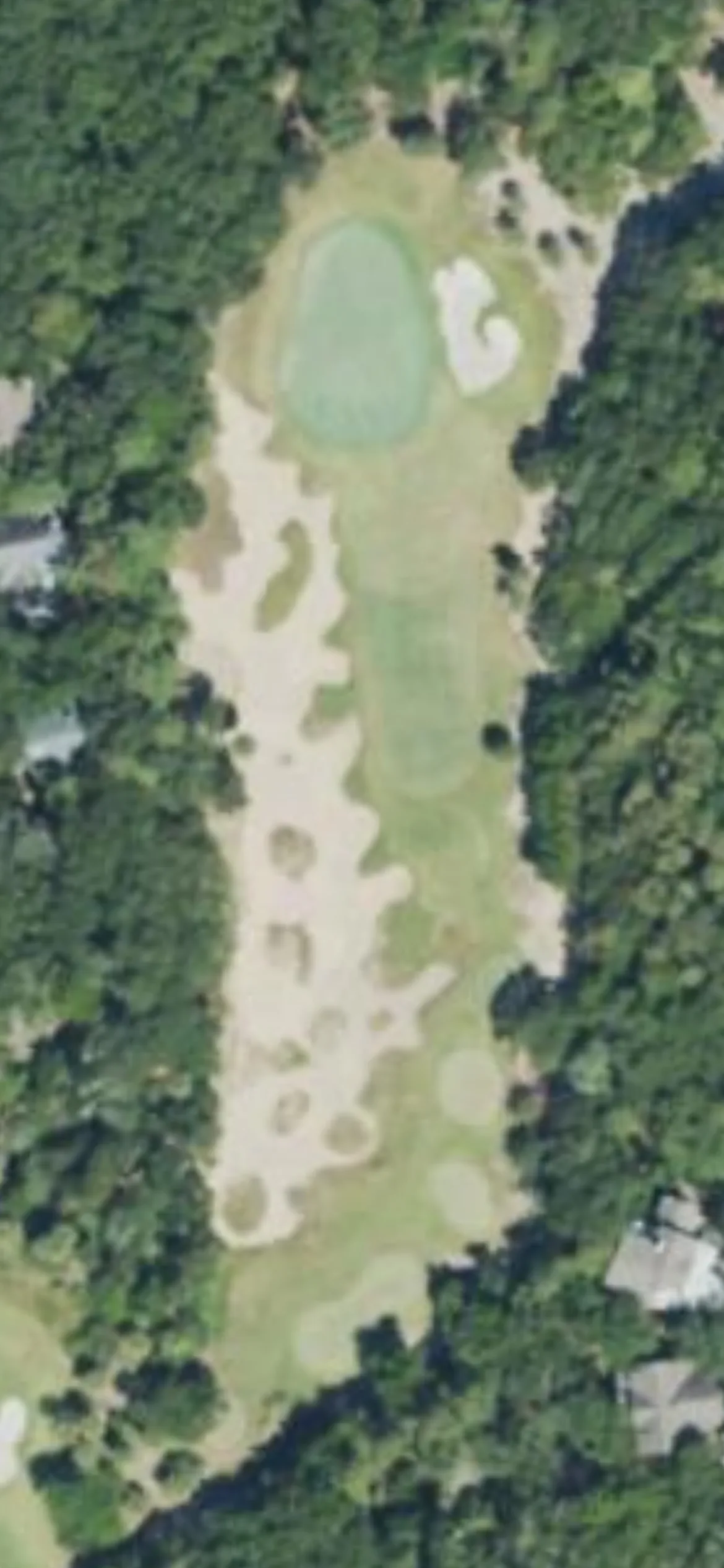 Bald Head Island Club hole 2 aerial preview, par 3, 187 yards